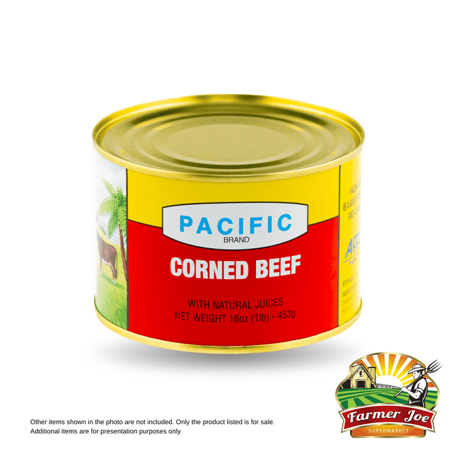 Pacific Corned Beef 453/454g 16oz "PICKUP FROM FARMER JOE SUPERMARKET VAITELE ONLY"