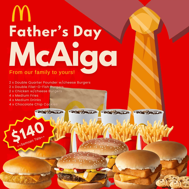 McAiga Father's Day Special Meal - SPECIAL PRICE