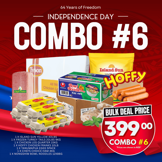 Independence Day COMBO #6 "PICKUP FROM AH LIKI WHOLESALE"