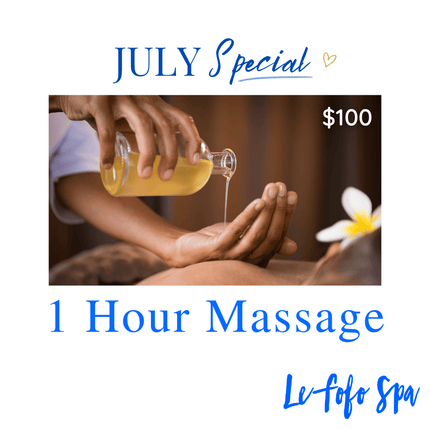 JULY SPECIAL! 1 Hour Massage "PICKUP FROM LE FOFO SPA at FUGALEI"