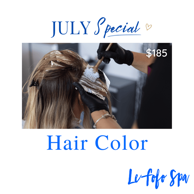 JULY SPECIAL! Hair Color "PICKUP FROM LE FOFO SPA at FUGALEI"