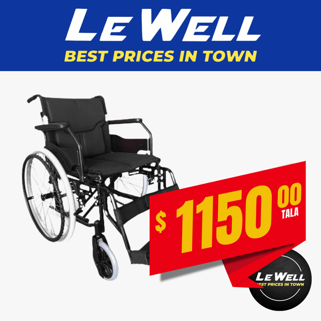 Wheel Chair Extra Large (PICK UP FROM LE WELL COMPANY SAVALALO ONLY)