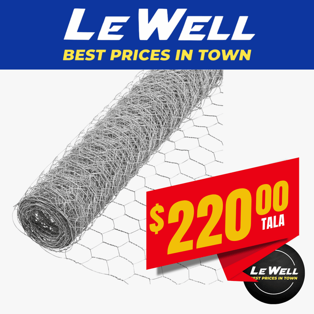 Chicken Wire 1.2/50m (PICK UP FROM LE WELL COMPANY SAVALALO ONLY)