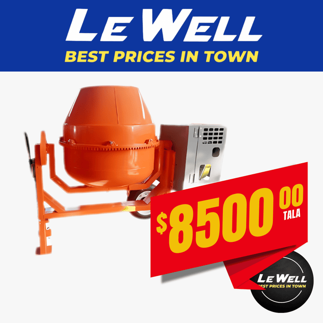 Cement Mixer 350Ltr (PICK UP FROM LE WELL COMPANY SAVALALO ONLY)