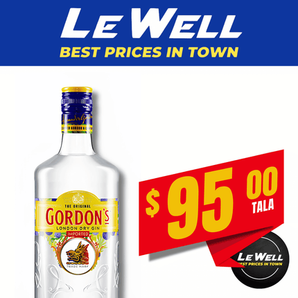 GORDONS GIN 1LTR (PICK UP FROM LE WELL COMPANY SAVALALO ONLY)