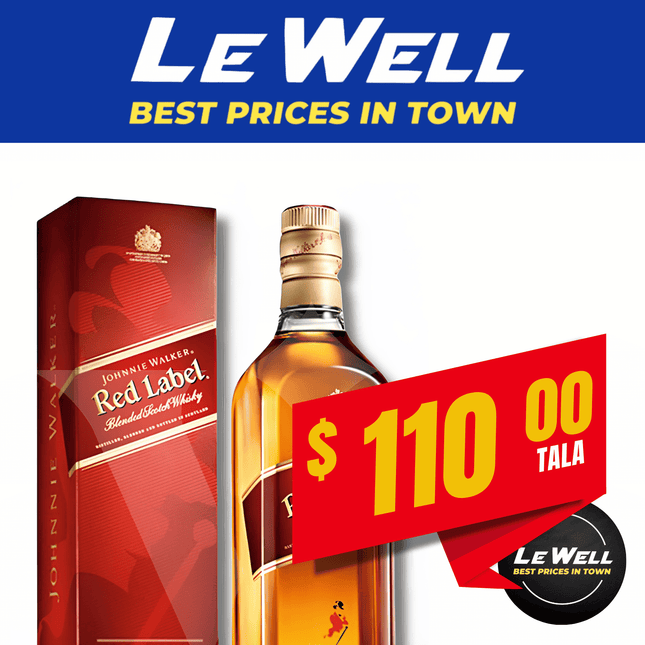 Johnnie Walker Red Label 1LTR (PICK UP FROM LE WELL COMPANY SAVALALO ONLY)