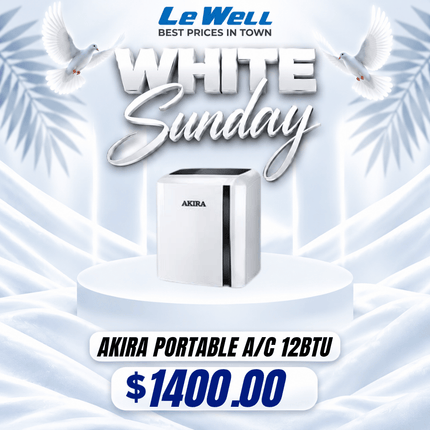 WHITE SUNDAY SPECIAL Akira Portable Air Con Unit 12BTU (PICK UP FROM LE WELL COMPANY SAVALALO ONLY)