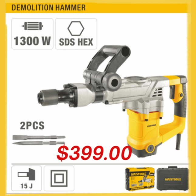Demolition Hammer 1300W "PICK UP FROM LOTOPA TOOLS SAVALALO"