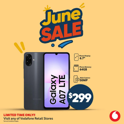 Samsung A07 LTE "PICK UP FROM VODAFONE SAMOA"