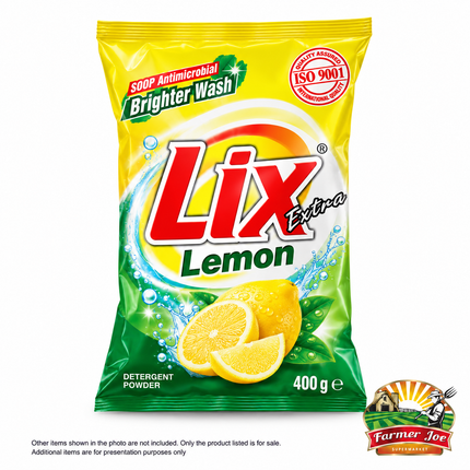 Lix Washing Powder 400g "PICKUP FROM FARMER JOE SUPERMARKET VAITELE ONLY"