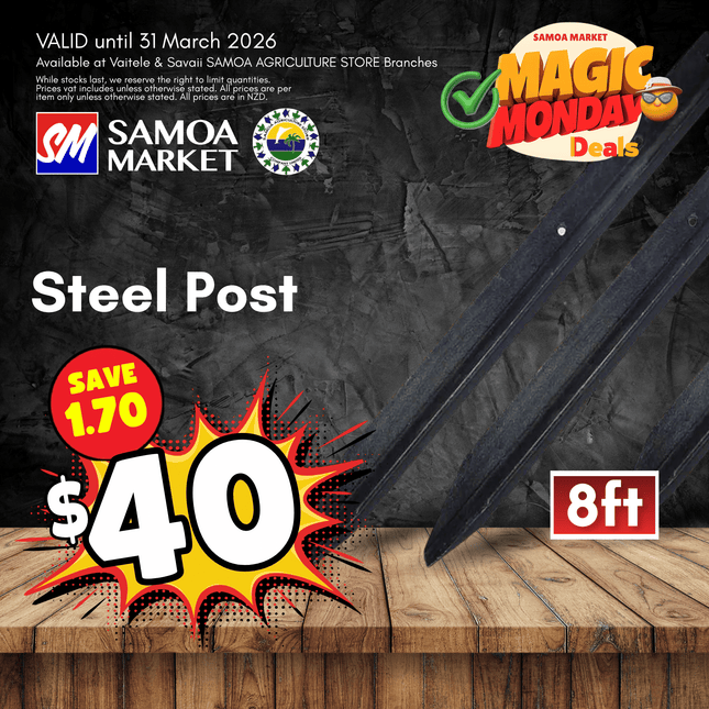 MAGIC MONDAY! Steel Post 8 Foot