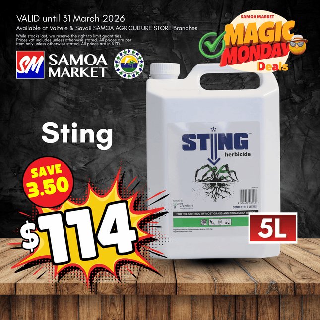 MAGIC MONDAY! Sting 5 Litre