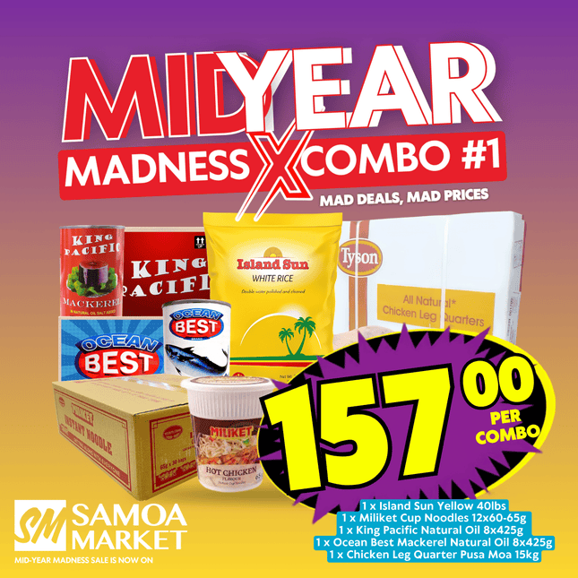 Mid-Year Madness COMBO #1 "PICKUP FROM AH LIKI WHOLESALE"