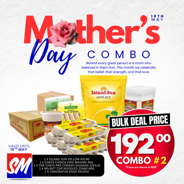 Mother's Day COMBO #2 "PICKUP FROM AH LIKI WHOLESALE"