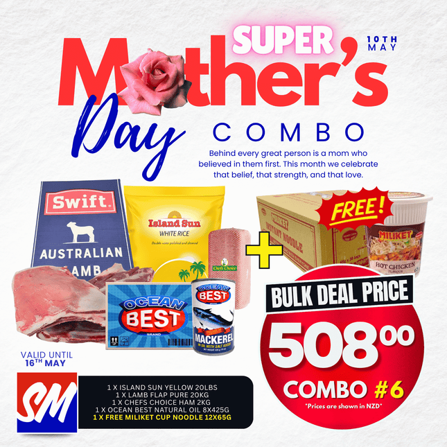 SUPER Mother's Day COMBO #6 "PICKUP FROM AH LIKI WHOLESALE"