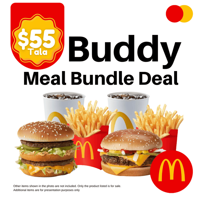 Buddy Meal Bundle Deal "PICK UP FROM MCDONALD'S, APIA"
