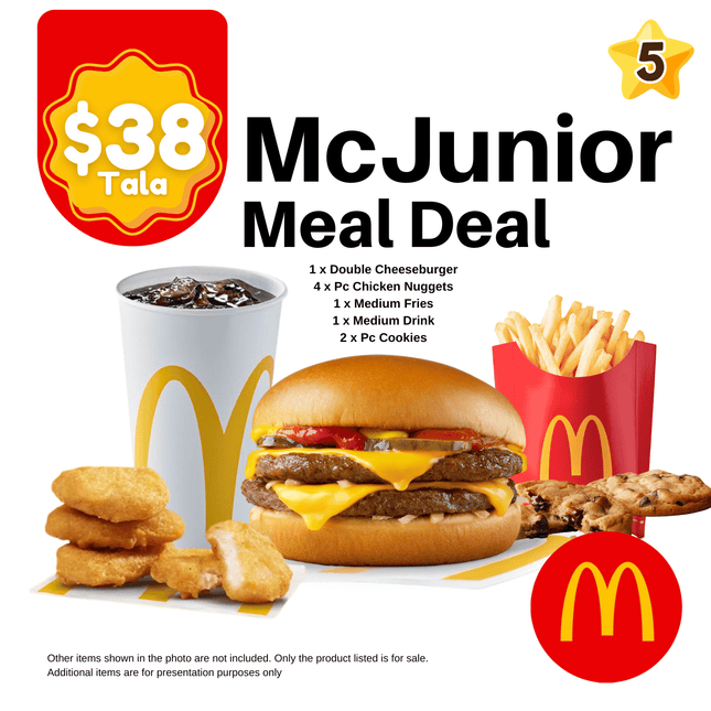 McJunior Meal "PICK UP FROM MCDONALD'S, APIA"