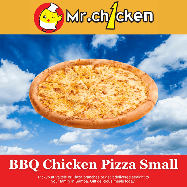 BBQ Chicken Pizza (SMALL) "PICKUP FROM MR. CHICKEN PLAZA or VAITELE"