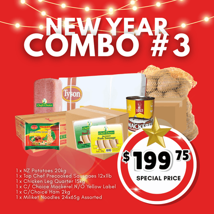NEW YEAR COMBO #3 "PICKUP FROM AH LIKI WHOLESALE"