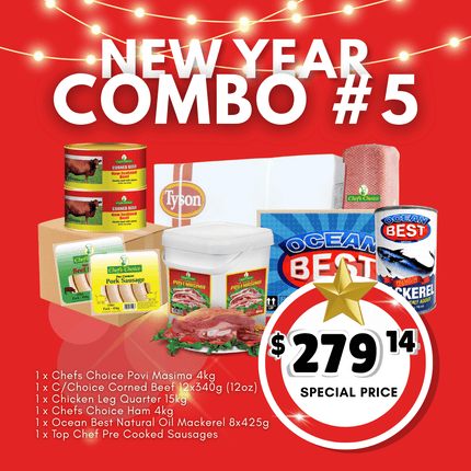 NEW YEAR COMBO #5 "PICKUP FROM AH LIKI WHOLESALE"