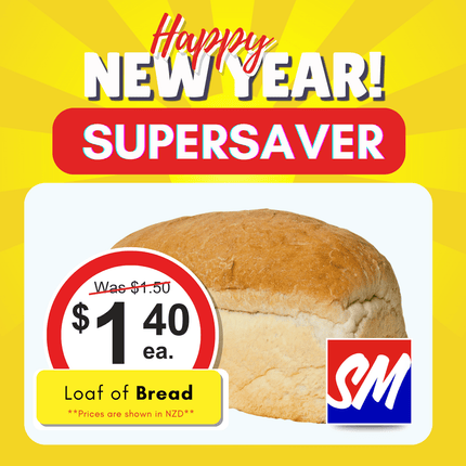 SUPERSAVER! Loaf of Bread "PICKUP FROM FARMER JOE SUPERMARKET VAITELE ONLY"