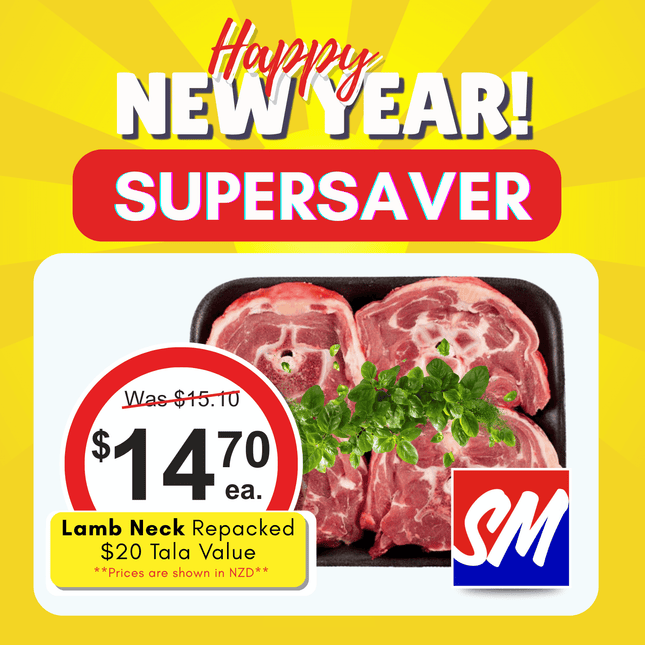 SUPERSAVER! Lamb Neck Repacked $20 Tala Value "PICKUP FROM FARMER JOE SUPERMARKET VAITELE ONLY"