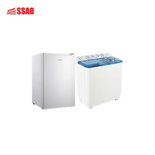 TWIN TUB WASHING MACHINE 13.0KG/COOLEX BAR FRIDGE 71L