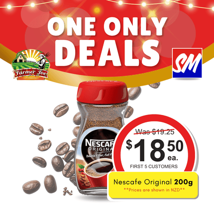 ONE ONLY DEALS! Nescafe Classic 200g "PICKUP FROM FARMER JOE SUPERMARKET VAITELE ONLY"
