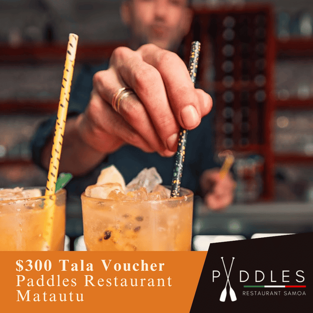 Paddles Restaurant - Matautu, Apia WS$300 Tala Dinner Voucher