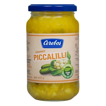 Cerebos Chunky Piccalilli 400g "PICKUP FROM FARMER JOE SUPERMARKET UPOLU ONLY"