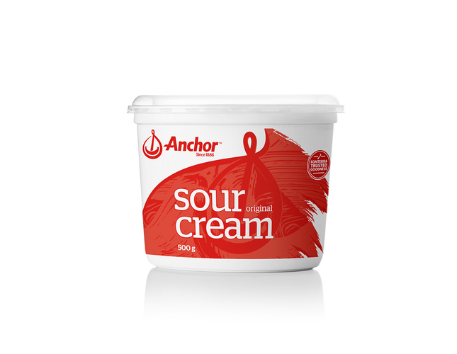 Anchor Sour Cream Plain 500g "PICKUP FROM FARMER JOE SUPERMARKET UPOLU ONLY"