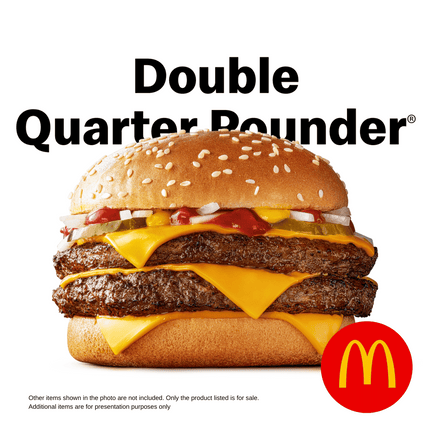Double Quarter Pounder Meal "PICK UP FROM MCDONALD'S, APIA"