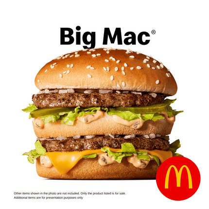 Big Mac "PICK UP FROM MCDONALD'S, APIA"