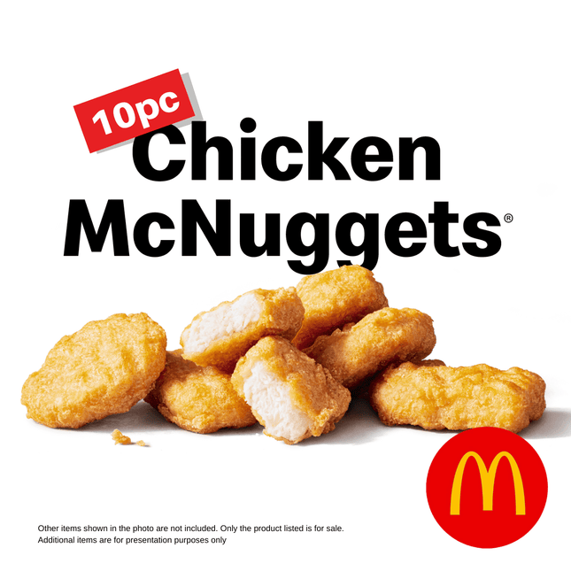 10pc Chicken Nuggets "PICK UP FROM MCDONALD'S, APIA"