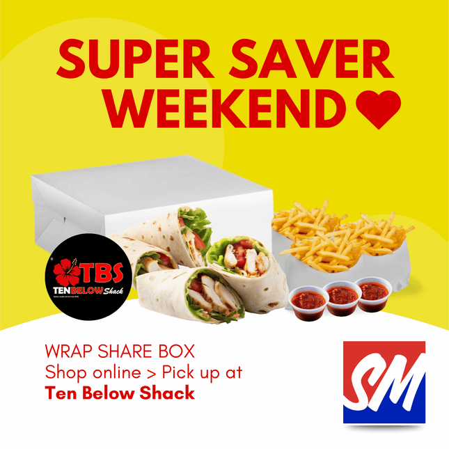 SUPER SAVER WEEKEND! Wrap Share Box "PICK UP FROM TBS, SALEUFI"