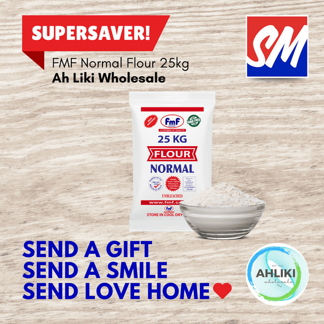 FMF Normal Flour Taga Falaoa Mata 25Kg "PICKUP FROM AH LIKI WHOLESALE"