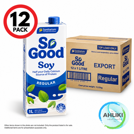 So Good Regular Milk 12PACK x 1 Litre (5109140)