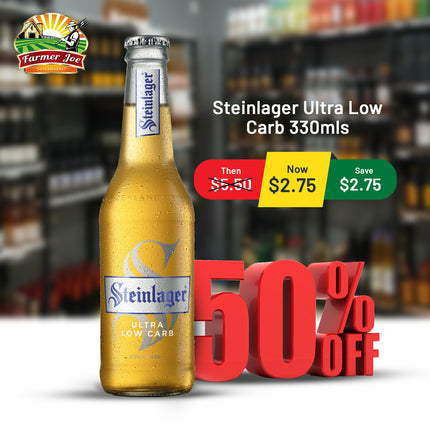 Steinlager Ultra Low Carb 330mls "PICKUP FROM FARMER JOE SUPERMARKET UPOLU ONLY"