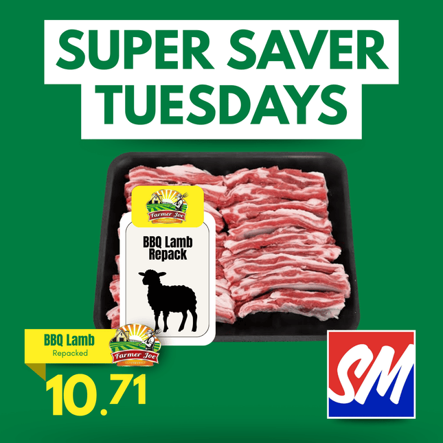 SUPER SAVER TUESDAYS! BBQ Lamb Repacked $15 Tala Pack "PICKUP FROM FARMER JOE SUPERMARKET VAITELE ONLY"