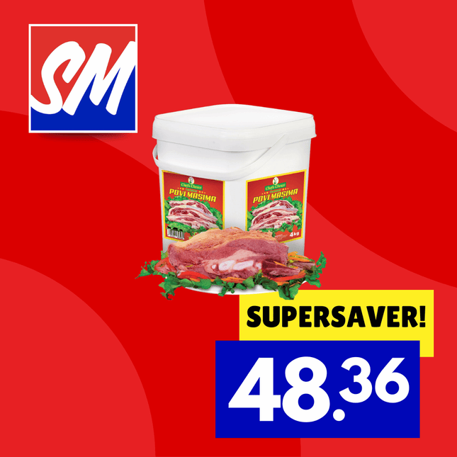 SUPERSAVER! Chefs Choice Povi Masima 4kg Pail "PICKUP FROM AH LIKI WHOLESALE"