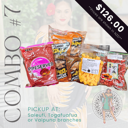 TIA'S Combo #7 "PICK UP FROM TIA'S AT TOGAFUAFUA, SALEUFI or VAIPUNA"