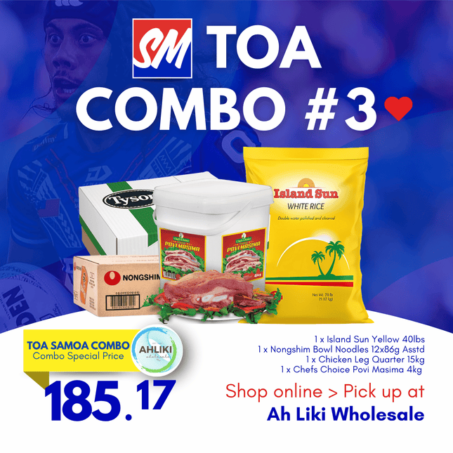 TOA Combo #3 "PICKUP FROM AH LIKI WHOLESALE"