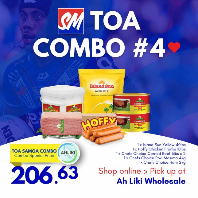 TOA Combo #4 "PICKUP FROM AH LIKI WHOLESALE"