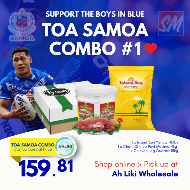 TOA SAMOA Combo #1 "PICKUP FROM AH LIKI WHOLESALE"