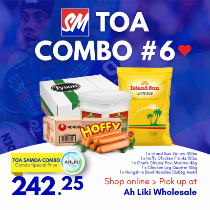 TOA Combo #6 "PICKUP FROM AH LIKI WHOLESALE"