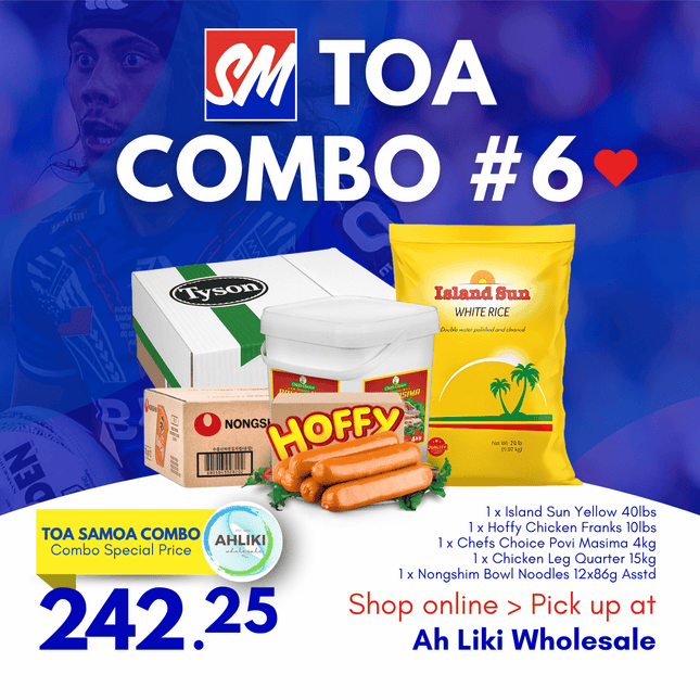 TOA Combo #6 "PICKUP FROM AH LIKI WHOLESALE"