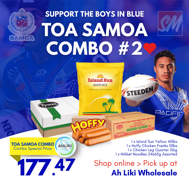 TOA SAMOA Combo #2 "PICKUP FROM AH LIKI WHOLESALE"