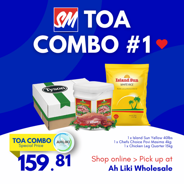 TOA Combo #1 "PICKUP FROM AH LIKI WHOLESALE"