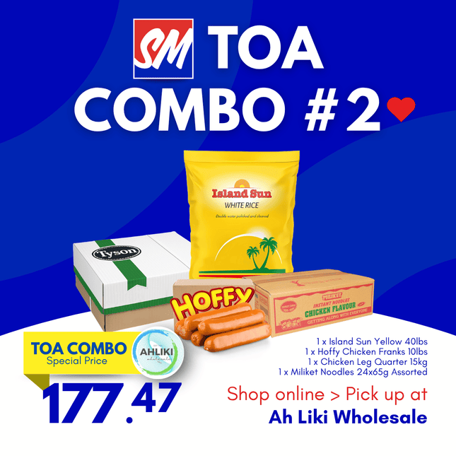 TOA Combo #2 "PICKUP FROM AH LIKI WHOLESALE"