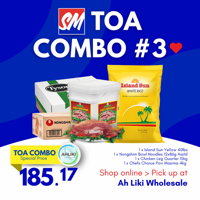 TOA Combo #3 "PICKUP FROM AH LIKI WHOLESALE"